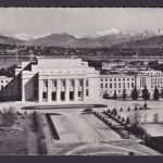 Ansichtskarte Geneve Genf Schweiz Le Palais des Nation n. Menziken