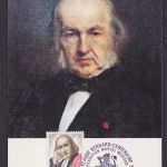 Briefmarken Frankreich 2117 Claude Bernard Physiologe Arzt Medizin Maximumkarte