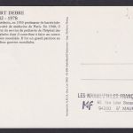Briefmarken Frankreich 2336 Robert Drebe Kinderarzt Medizin Maximumkarte