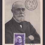 Briefmarken Frankreich 745 Physiker Nobelpreis Medizin Maximumkarte MK