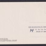 Jugendstil Briefmarken Frankreich 2691 Kurwesen Anwendungen Kur Maximumkarte MK