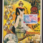 Jugendstil Briefmarken Frankreich 2691 Kurwesen Anwendungen Kur Maximumkarte MK