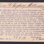 Deutsches Reich Bünde Reklame Postkarte Eindruck Severin & Co Rothenuffeln 1918