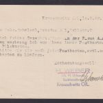 Briefmarken Besetzung Ganzsache MEF 6 Pfg. Gemeinschaft Notstempel Krauschwitz