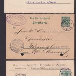 Bünde Westfalen Deutsches Reich int. Heimat - Lot mit 47 Belegen viel Reklame -