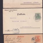 Bünde Westfalen Deutsches Reich int. Heimat - Lot mit 47 Belegen viel Reklame -