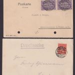 Bünde Westfalen Deutsches Reich int. Heimat - Lot mit 47 Belegen viel Reklame -