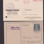 Bünde Westfalen Deutsches Reich int. Heimat - Lot mit 47 Belegen viel Reklame -