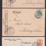Bünde Westfalen Deutsches Reich int. Heimat - Lot mit 47 Belegen viel Reklame -