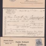 Bünde Westfalen Deutsches Reich int. Heimat - Lot mit 47 Belegen viel Reklame -
