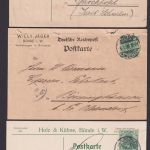 Bünde Westfalen Deutsches Reich int. Heimat - Lot mit 47 Belegen viel Reklame -