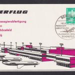 Briefmarken Flugpost air mail DDR Privatganzsache Berlin 7 Schönefeld Neue