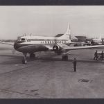 Flugpost Ansichtskarte KLM The Flying Dutchman Convair Liner 340 inter. Foto AK