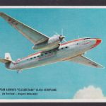 Flugpost Ansichtskarte British European Airways Elizabethan Class Aeroplane