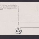 Flugpost Ansichtskarte KLM Fluggesellschaft Niederlande Convairliner inter.