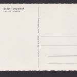 Flugpost Ansichtskarte Flughafen Berlin Tempelhof Platz der Luftbrücke Denkmal