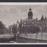 Ansichtskarte SBZ Briefmarken mit SST Messe Leipzig 9.5.1945 Rathaus