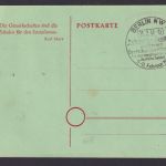 Briefmarken All. Besetzung Gemeinschaft inter. Anlasskarte FDGB Delgierten