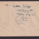 Briefmarken All. Besetzung Gemeinschaft R Brief MIF Leipzig Itzehoe 30.6.1947