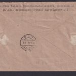 Briefmarken All. Besetzung Gemeinschaft R Brief MIF Not R Zettel Steinbach