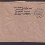 Briefmarken All. Besetzung Gemeinschaft R-Brief MIF Hamburg Blankenes Schleswig