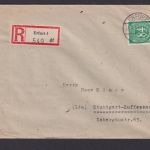 Briefmarken All. Besetzung Gemeinschaft R - Brief Erfurt Stuttgart Zuffenhausen