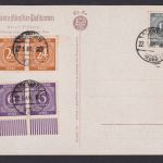 Briefmarken All. Besetzung Gemeinschaft Künstler Ansichtskarte Birken im