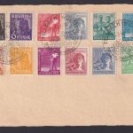 Briefmarken All. Besetzung Gemeinschaft MIF Satzbrief SST Fellbach Württemberg