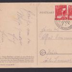 Ansichtskarte Leipzig Federzeichnung SST Messe All. Besetzung Gemeinschaft