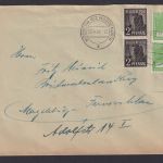 Briefmarken All. Besetzung Gemeinschaft Brief MIF Arbeiter Möckern Magdeburg