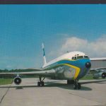 Flugpost Ansichtskarte Lufthansa Boing 720 B