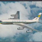 Flugpost Ansichtskarte Lufthansa Boing 720 B Flugzeug