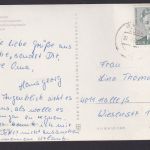 Ansichtskarte Baabe Mecklenburg Vorpommern Ostsee Rügen Zeltplatz Promenade