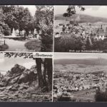 Ansichtskarte Brotterode Thüringen Inselbergschanze Mommelstein Platz der Jugend