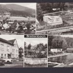 Ansichtskarte Breitenbach Thüringen Zella Mehlis Schwimmbad Campingplatz