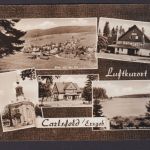 Ansichtskarte Carlsfeld Sachen Gastronomie Gasthaus Talsperre Erholungsheim