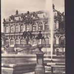 Ansichtskarte Dresden Zwinger Springbrunnen