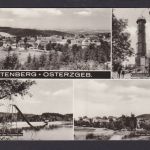 Ansichtskarte Altenberg Sachsen Erzgebirge Sächsische Schweiz Schwimmbed