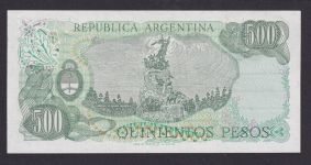 Banknote Geldschein Argentinien Südamerika 500 Pesos Top Erhaltung UNC