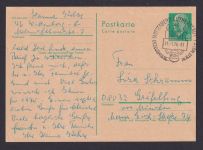 DDR Ganzsache Ulbricht P 75 toller Wittenberg Lutherstadt Erzerzeugnisse Wittol