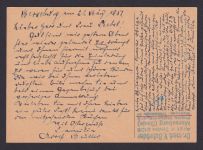 DDR Ganzsache Pieck P 48 02 Merseburg nach Leuna 22.3.1951