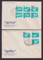 DDR Lot Sammlung Sport Zusammendrucke Briefe Wassersport Festpreis 30,00