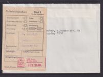 Briefmarken DDR R Brief Bogenecke Eckrand Druckvermerk gezähntes Leerfel EF