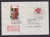 Briefmarken DDR R Brief Bogenecke Eckrand Druckvermerk gezähntes Leerfel EF