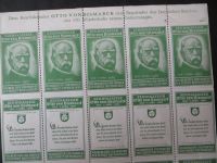 Bismarck Reichskanzler Vignetten Reklame Cinderella Briefmarke sehr selt. Bogen