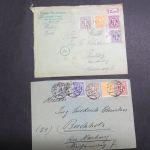 Bizone AM Post Sammlung Briefe Lot von 27 Stück undurchsucht.