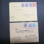Bizone AM Post Sammlung Briefe Lot von 27 Stück undurchsucht.