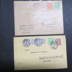 Bizone AM Post Sammlung Briefe Lot von 27 Stück undurchsucht.