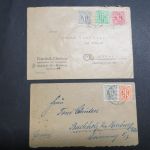 Bizone AM Post Sammlung Briefe Lot von 27 Stück undurchsucht.
