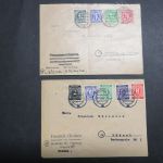 Bizone AM Post Sammlung Briefe Lot von 27 Stück undurchsucht.
